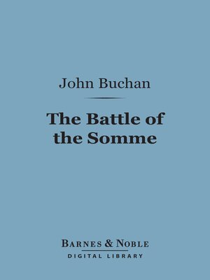 cover image of The Battle of the Somme, First Phase (Barnes & Noble Digital Library)